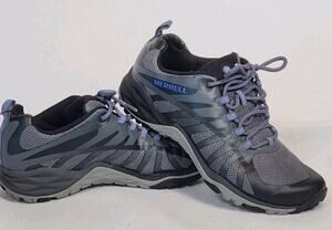 Merrell Women's Siren Edge Q2 Athletic Blk/Gray Hiking Shoe Sz 8.5 J41316